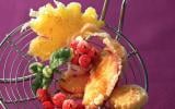 Tempura de fruits frais