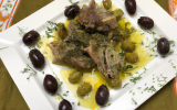 Agneau au fenouil et aux olives