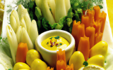 Farandole de crudités en habit de citronette