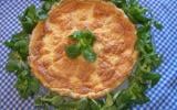 Quiche au Saint-Nectaire, pommes et piment d'Espelette