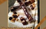 Fudges chocolat noir beurre de cacahuètes et cacahuètes salées
