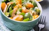 Salade de crevettes pimentée aux abricots