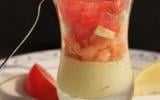 Verrine au Chavroux et tartare de tomates