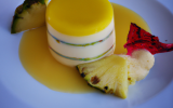 Panna Cotta exotique au coulis d'ananas