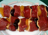 Brochette de canard