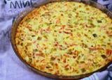 Quiche aux poireaux sans pâte