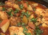 Tajine de poisson aux légumes