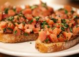 Bruschetta au saumon fumé