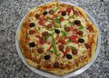 Pizza aux Merguez