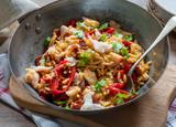 One pot pasta chorizo et poivrons : le plat express qui régale tout le monde