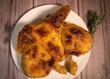 Poulet entier au barbecue