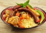 Couscous au poulet et merguez