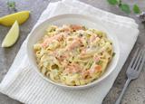 Tagliatelles au saumon fumé à l'italienne