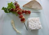 Brochettes de dinde à la sauce moutarde