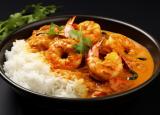 Crevettes au curry