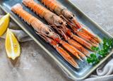 Langoustines grillées au barbecue