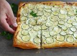 Tarte filo aux courgettes