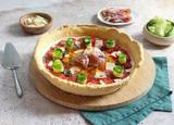 Tarte bowl au fromage frais et crudités