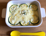 Courgettes à la crème et gruyère