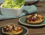 Tartelettes tatin au magret séché et aux pommes