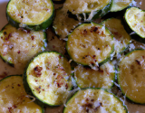 Courgettes crues au Parmesan