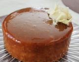 Entremets caramel, insert vanille et croustillant praliné