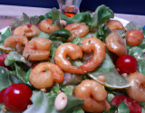 Salade de crevettes au gingembre