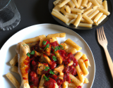 Pennes au poulet et à la kriek