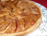 Tarte aux pommes sur lit de compote pomme-vanille-tonka