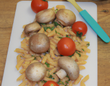 Macaronis tomates et champignons