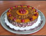 Entremets passion-framboise