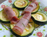 Courgettes au jambon