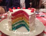 Rainbow cake Frenchie