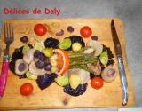 Entrecôte et méli mélo de légumes d'hivers et printemps