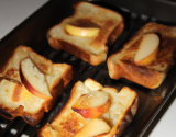 Pommes au four sur toasts