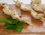 Brochettes de poulet mariné façon créole