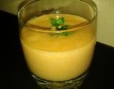 Velouté de carottes et pommes de terre au cumin et Saint morêt