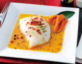 Haddock au coulis de poivron