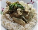 Curry vert de poulet traditionnel