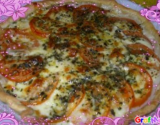 Tarte mozzarella et tomate