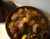 Tajine de légumes et boulettes Keftas