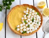 Tarte au citron et sa meringue dorée au four