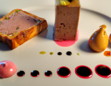 Terrine de biche et foie gras et sa compotée d'airelles