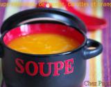 Soupe vitaminée à la courge, carotte et orange