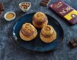 Choux craquelin au chocolat et au praliné