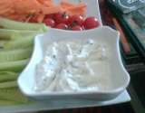 Fondue de fromage blanc aux fines herbes