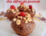 Cupcakes au Nutella, noisettes et fraises