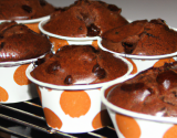 Muffins au chocolat au sucre roux