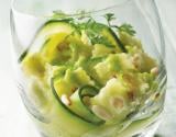 Verrine de courgettes aux ravioles