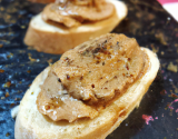 Crostini de pain d'épice au foie gras